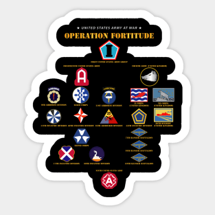 Operation Fortitude - WWII Sticker